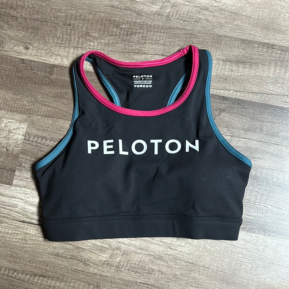 Peloton Here Now Colorblock High Neck Bra
